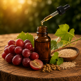 HUILE A BARBE/CHEVEUX NOURRISSANTE PARFUM RAISIN