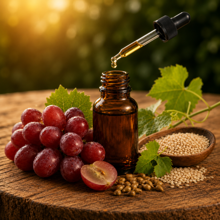 HUILE A BARBE/CHEVEUX NOURRISSANTE PARFUM RAISIN