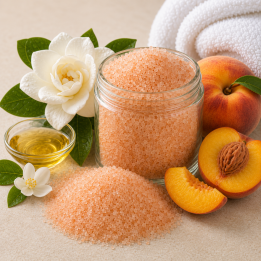 SELS DE BAIN PARFUM PECHE ABRICOT