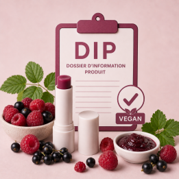 DIP Stick lèvres framboise cassis végan