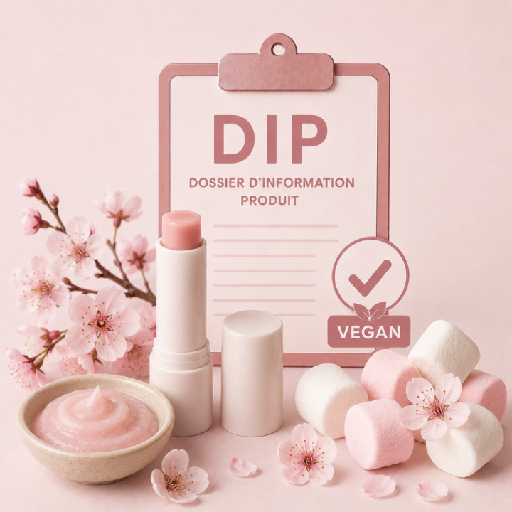 DIP Stick lèvres fleur de cerisier guimauve végan