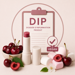 DIP Stick lèvres cerise guimauve végan