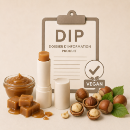 DIP Stick lèvres caramel noisette végan