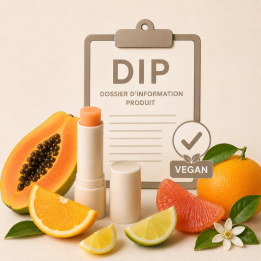 DIP Stick lèvres agrumes papaye végan
