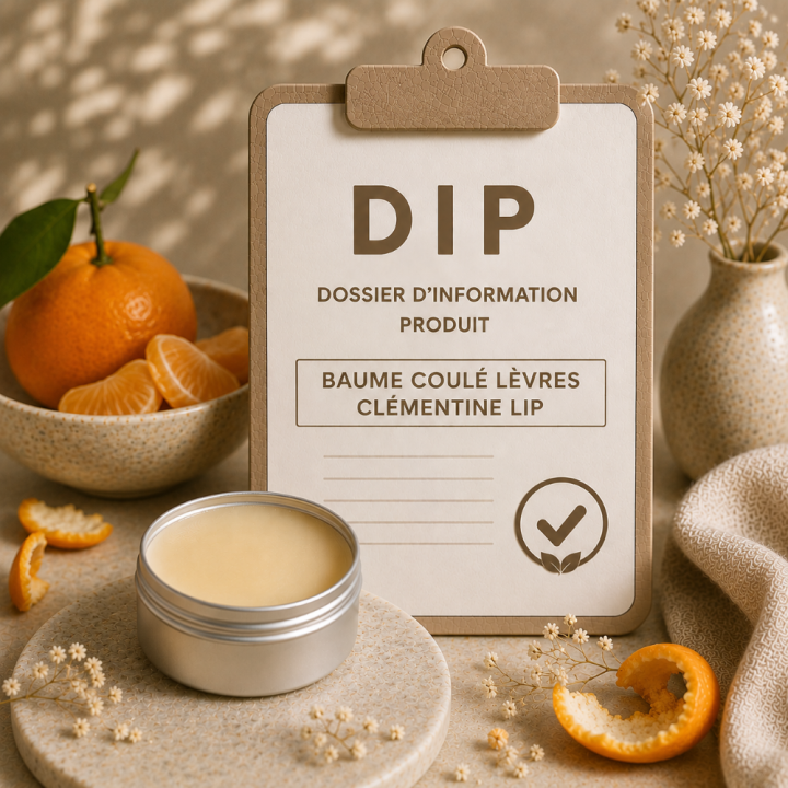 DIP Baume coulé lèvres clémentine LIP