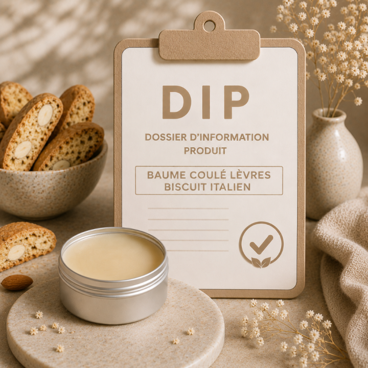 DIP Baume coulé lèvres biscuit italien