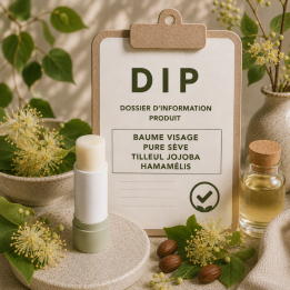 Baume visage pure sève tilleul jojoba hamamélis