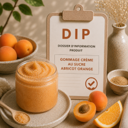 Gommage crème au sucre abricot orange