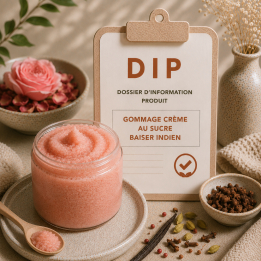 Gommage crème au sucre baiser indien