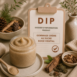 Gommage crème au sucre boisé végétal