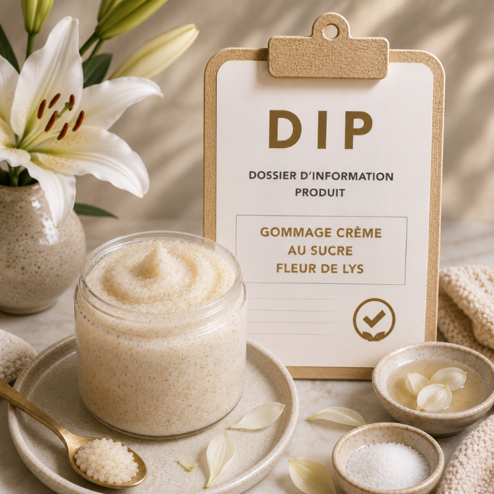 Gommage crème au sucre fleur de lys