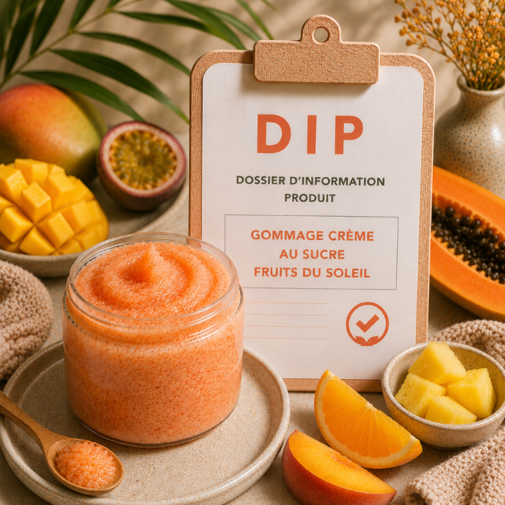 Gommage crème au sucre fruits du soleil