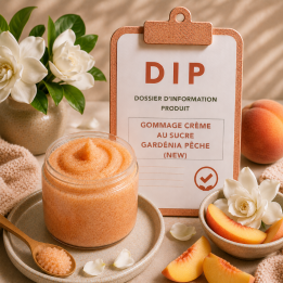 DIP Gommage crème au sucre Gardénia pêche (NEW)