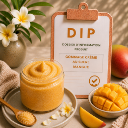 Gommage crème au sucre mangue