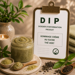 Gommage crème au sucre thé vert