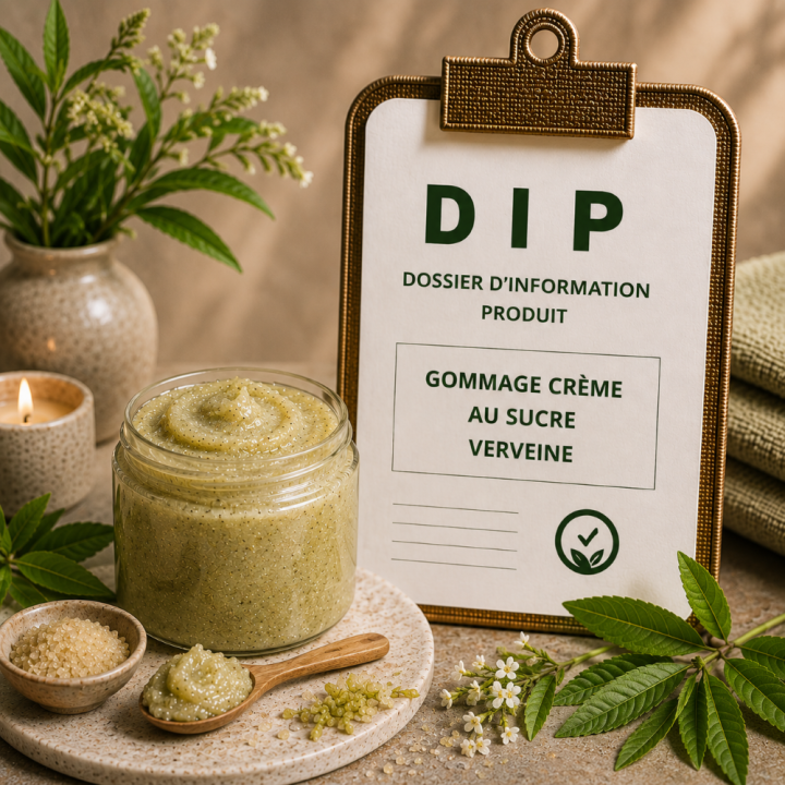 Gommage crème au sucre verveine