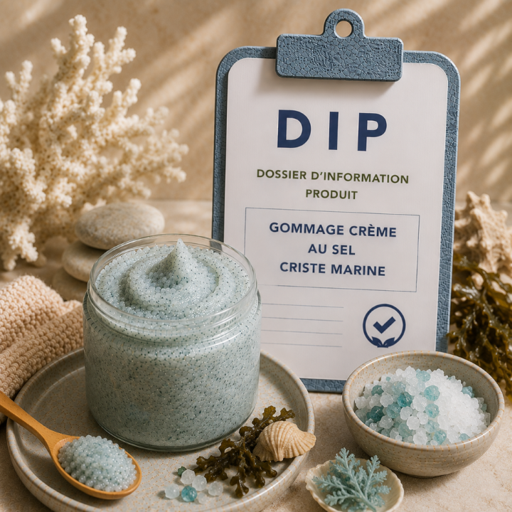 Gommage crème au sel criste marine