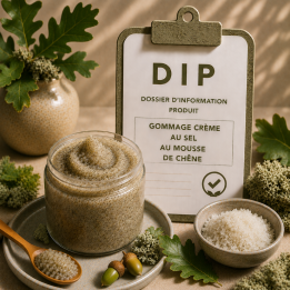 Gommage crème au sel au mousse de chêne