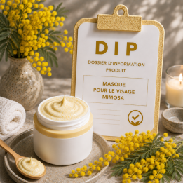 Masque pour le visage mimosa