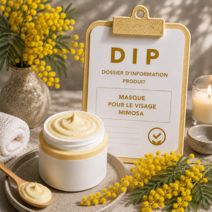 Masque pour le visage mimosa