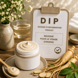 Masque pour le visage ginseng