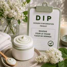 Masque pour le visage fleur de seringa