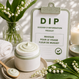 Masque pour le visage fleur de muguet