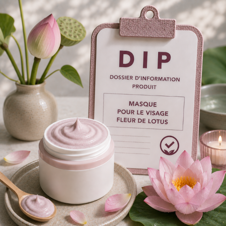 Masque pour le visage fleur de lotus