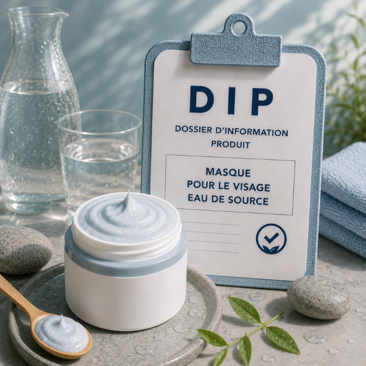 Masque pour le visage eau de source