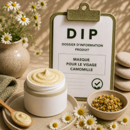 Masque pour le visage camomille