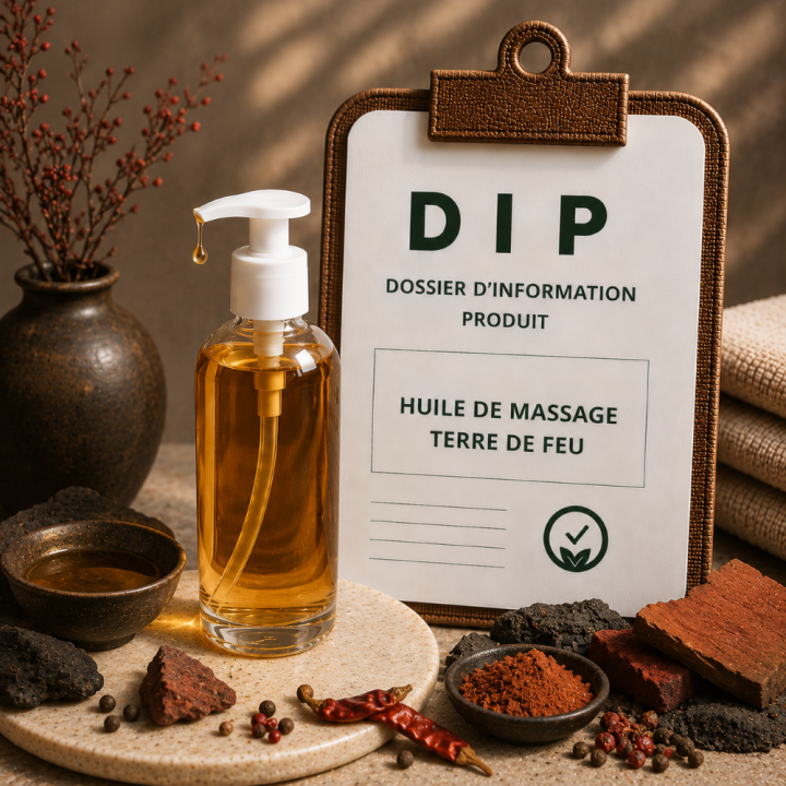 Huile de massage Terre de feu