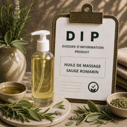 Huile de massage sauge romarin