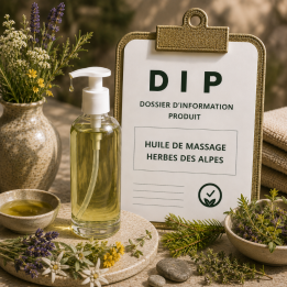 Huile de massage herbes des alpes