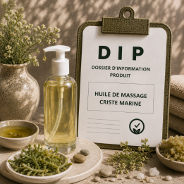 Huile de massage criste marine