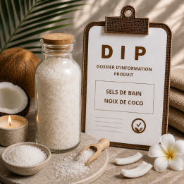 Sels de bain noix de coco