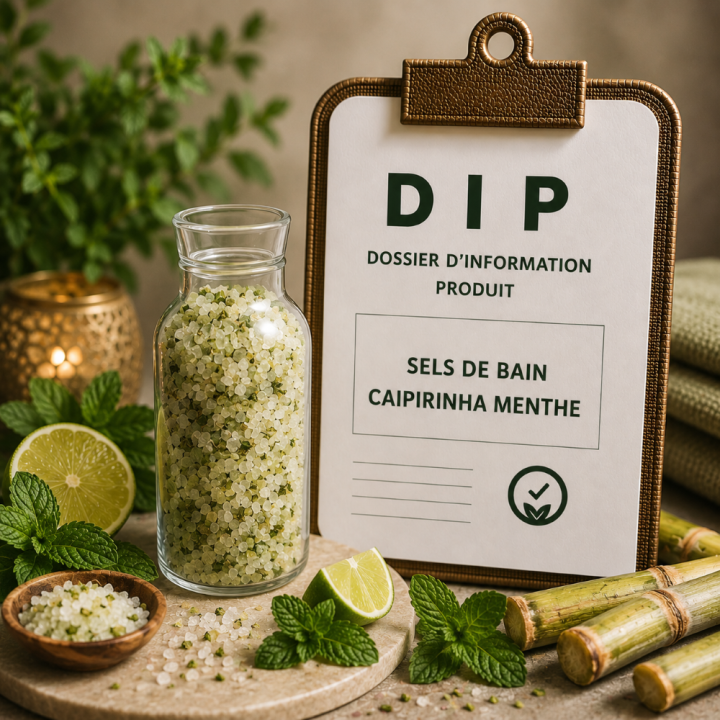 Sels de bain caipirinha menthe