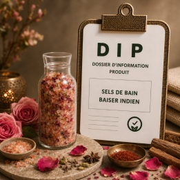 Sels de bain baiser indien
