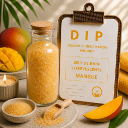 Sels de bain effervescents mangue