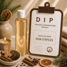 Huile de bain pain d'épices