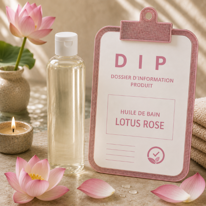 Huile de bain lotus rose