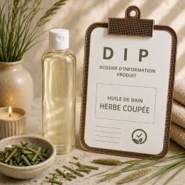 Huile de bain herbe coupée