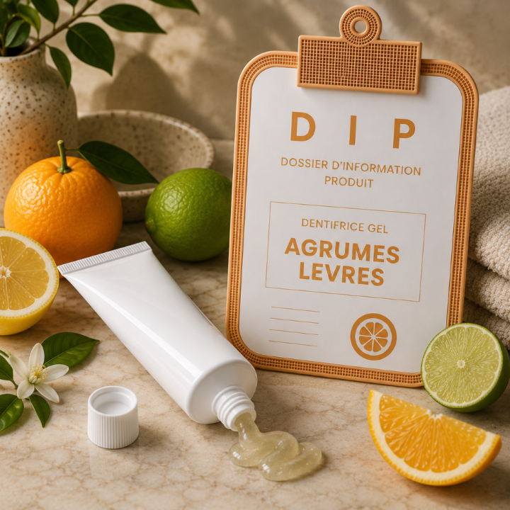 DENTIFRICE GEL - AGRUMES LEVRES