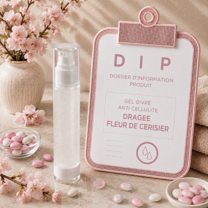 GEL GIVRE ANTI CELLULITE - DRAGEE FLEUR DE CERISIER