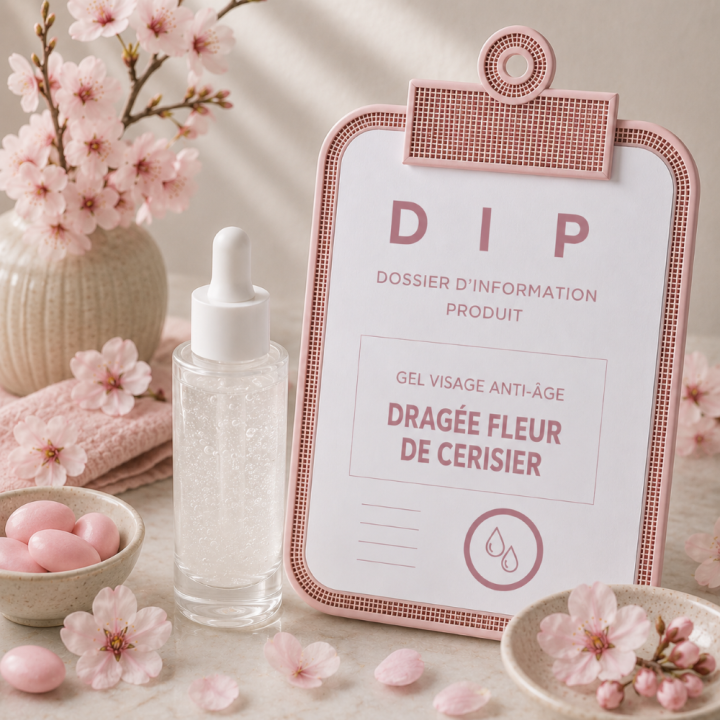 GEL VISAGE ANTI-AGE - DRAGEE FLEUR DE CERISIER