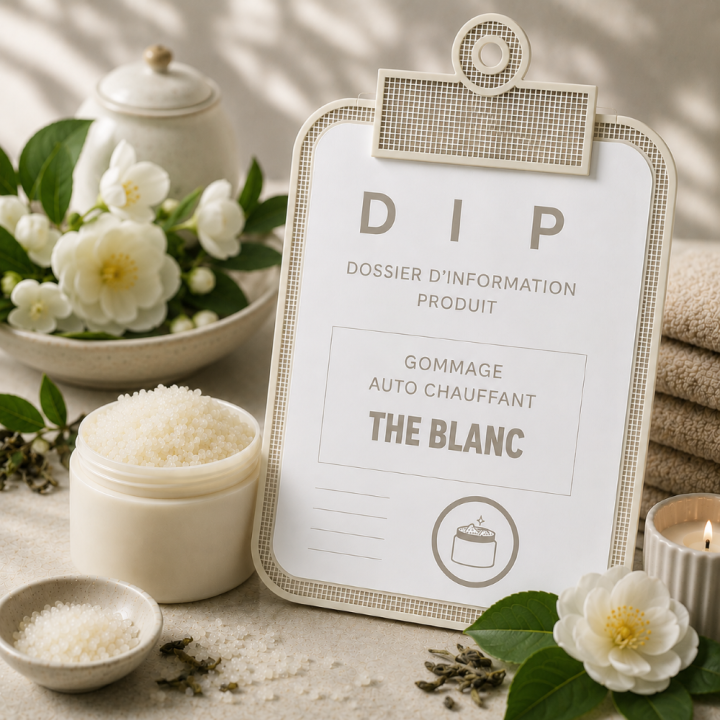 GOMMAGE AUTO CHAUFFANT - THE BLANC
