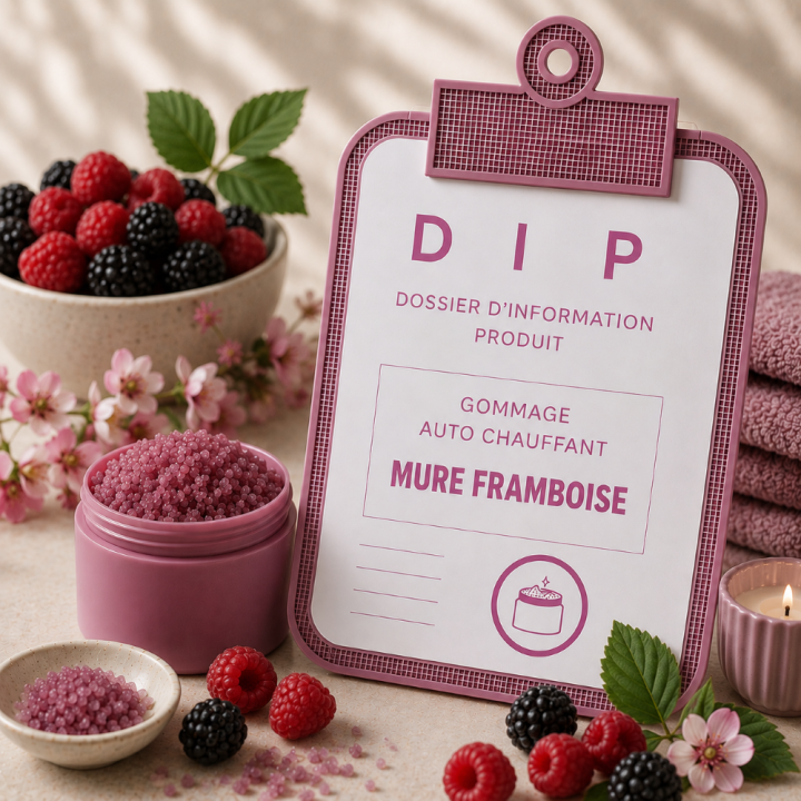 GOMMAGE AUTO CHAUFFANT - MURE FRAMBOISE