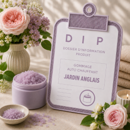 GOMMAGE AUTO CHAUFFANT - JARDIN ANGLAIS