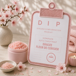 GOMMAGE AUTO CHAUFFANT - DRAGEE FLEUR DE CERISIER