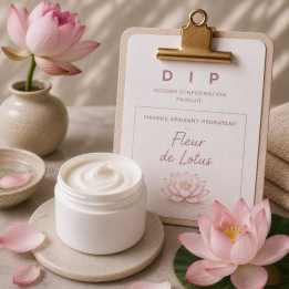 MASQUE APAISANT HYDRATANT - FLEUR DE LOTUS