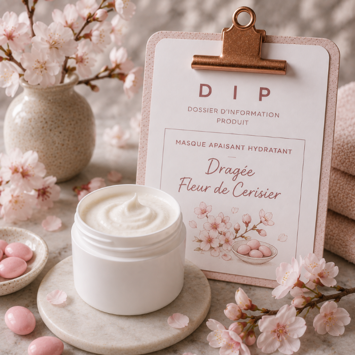 MASQUE APAISANT HYDRATANT - DRAGEE FLEUR DE CERISIER